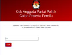 Apakah NIK Anda Terdaftar Anggota Parpol? Silahkan Cek NIK Melalui Sipol KPU Berikut